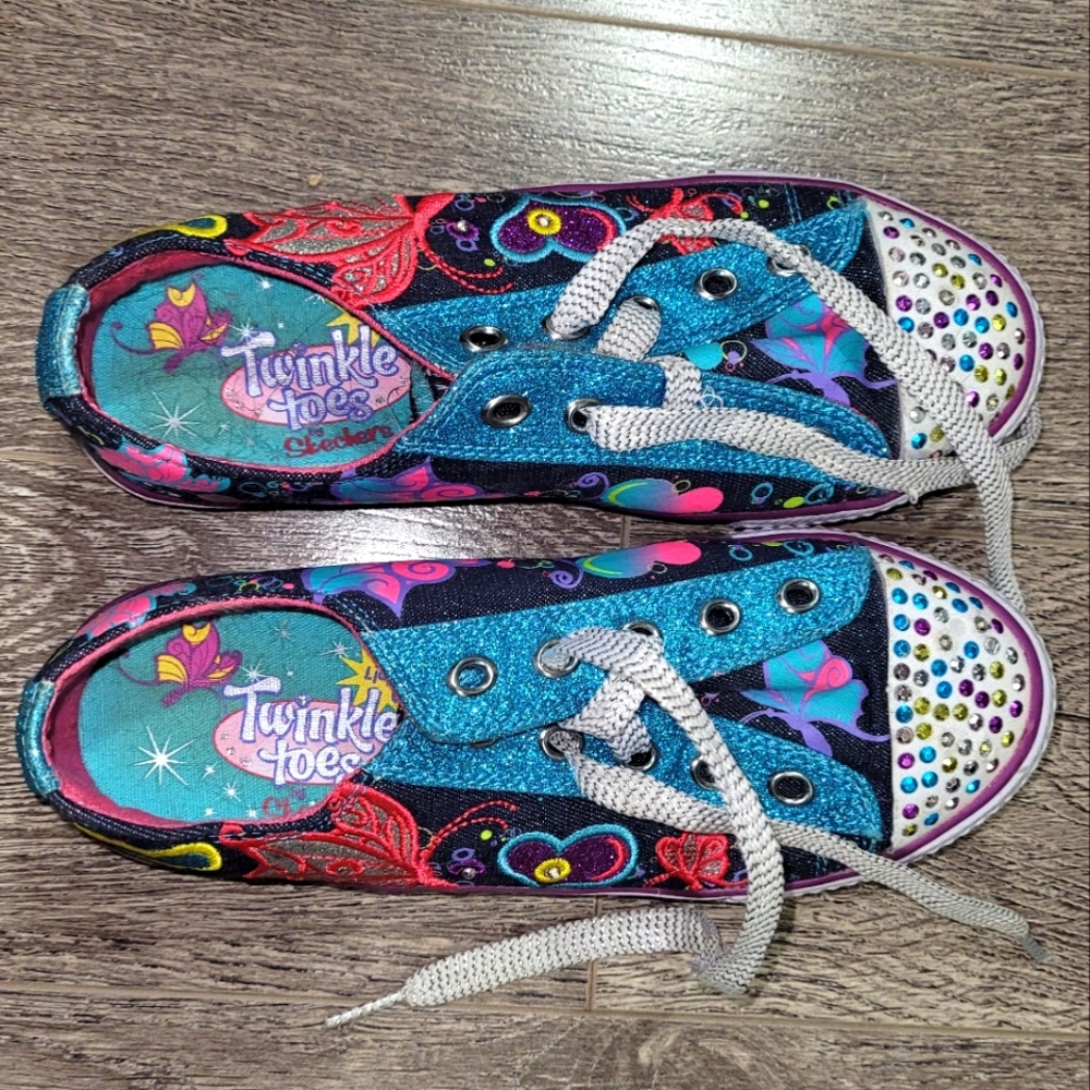 Girls twinkle toes sneakers size 2